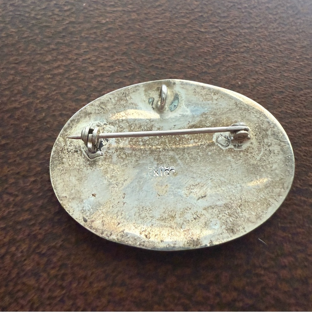 Vtg Alpaca Mexico brooch/pendant - Picture 4 of 4
